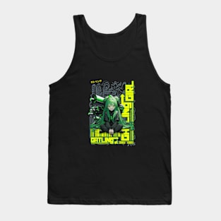 anime girl // gatling girl Tank Top